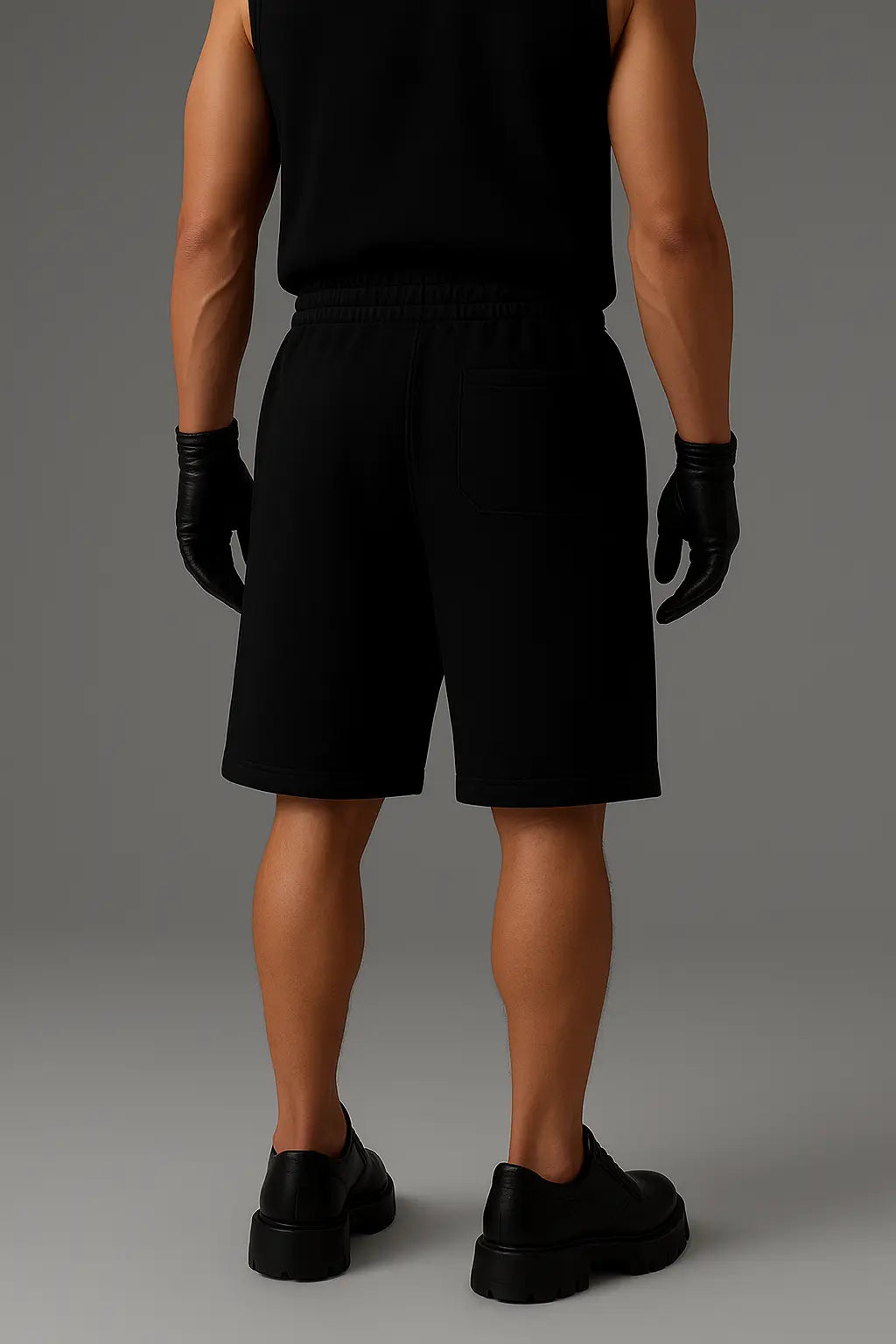 ECLIPSE UNISEX BLACK SHORTS