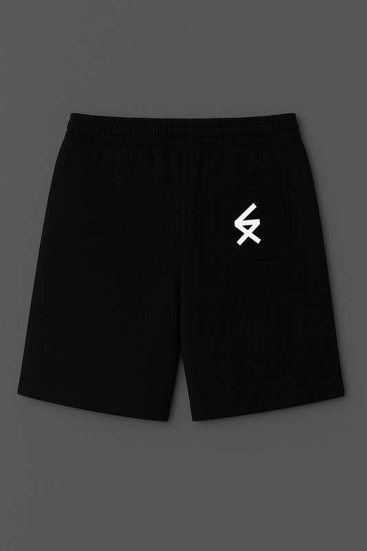 SHARD UNISEX BLACK SHORTS