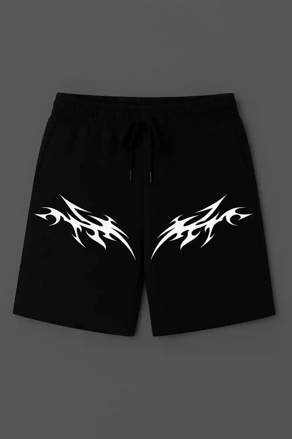 SHARD UNISEX BLACK SHORTS