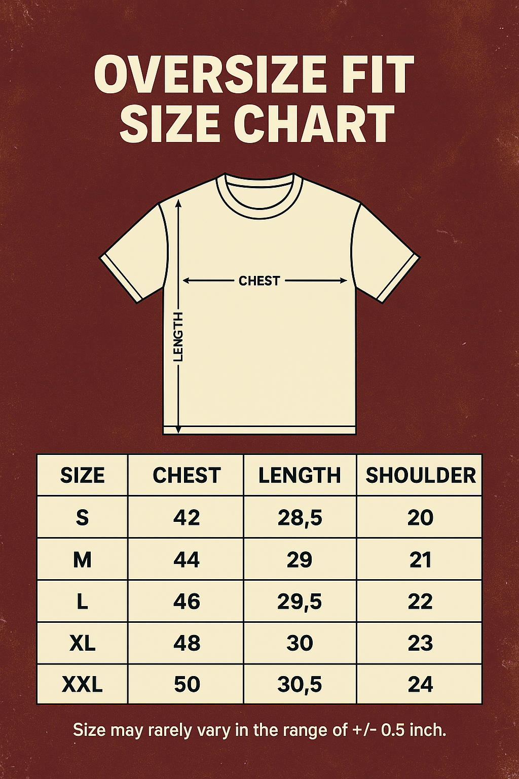 GRIMSPIRE OVESIZED TSHIRT