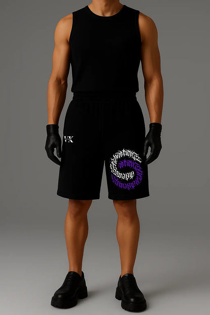 ECLIPSE UNISEX BLACK SHORTS