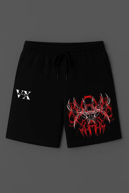 CRIMSONFORGE UNISEX BLACK SHORTS