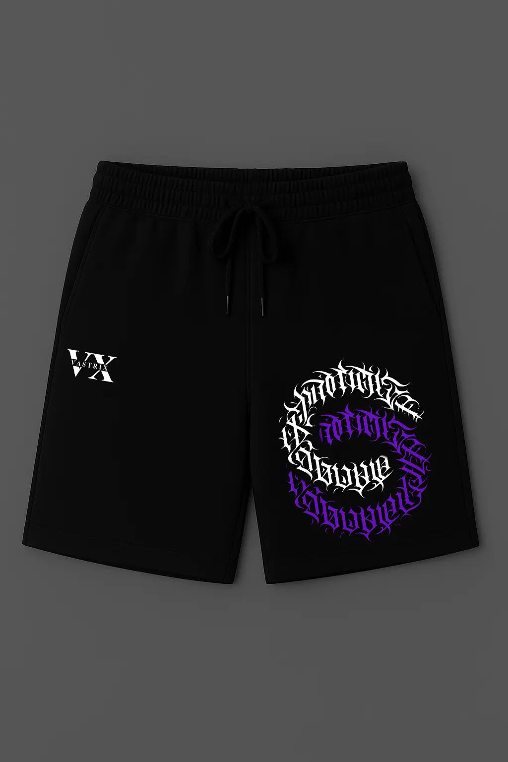 ECLIPSE UNISEX BLACK SHORTS