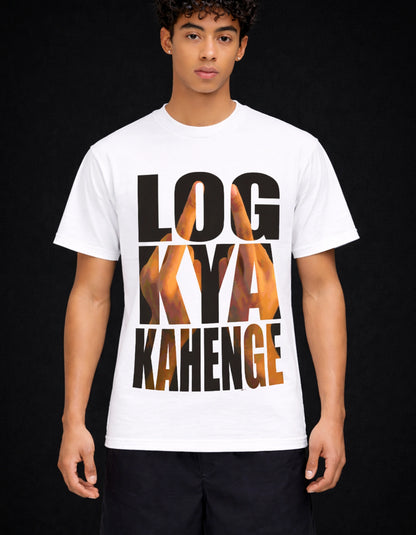 UNBOTHERED WHITE REGULAR TSHIRT