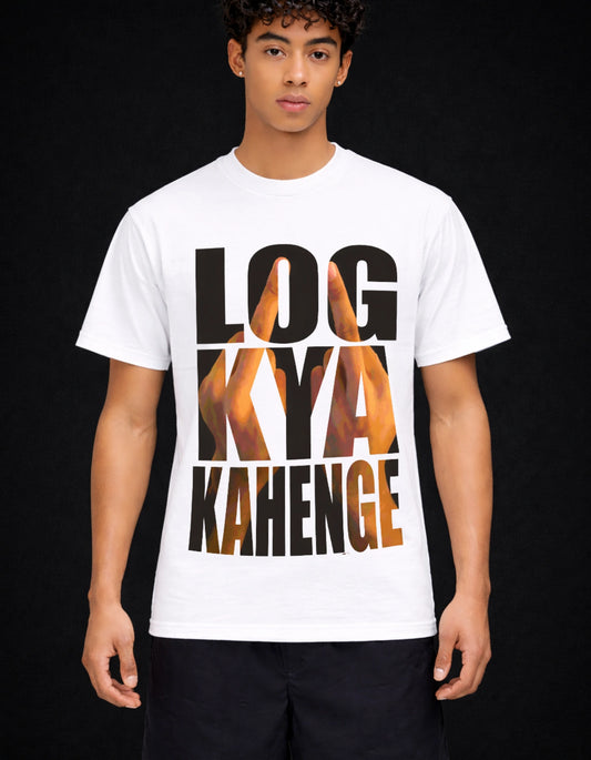 UNBOTHERED WHITE REGULAR TSHIRT