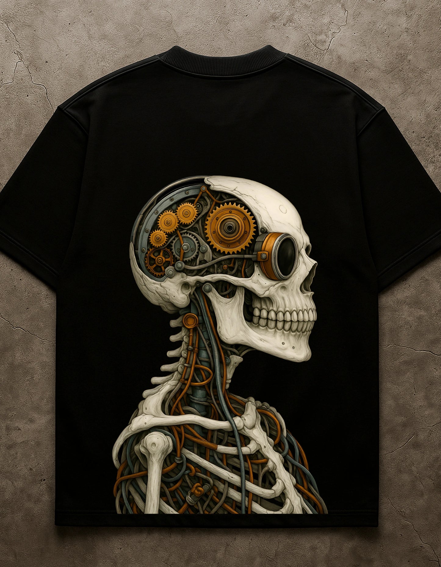 GEARHEAD OVERSIZED TSHIRT - BLACK