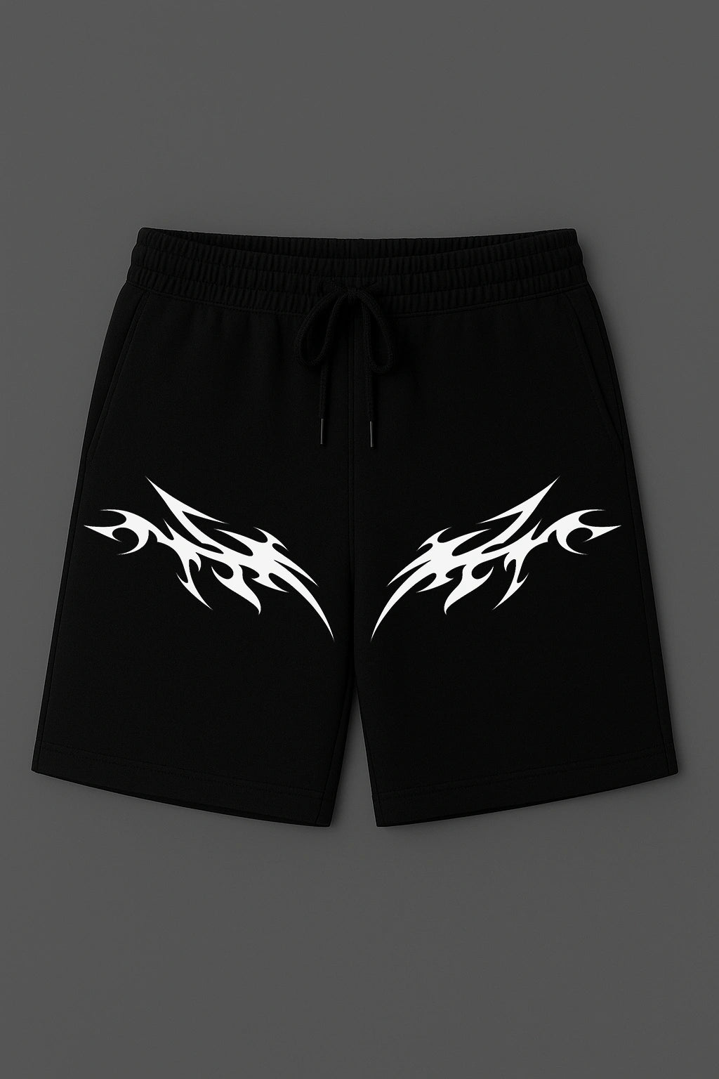 SHARD UNISEX BLACK SHORTS