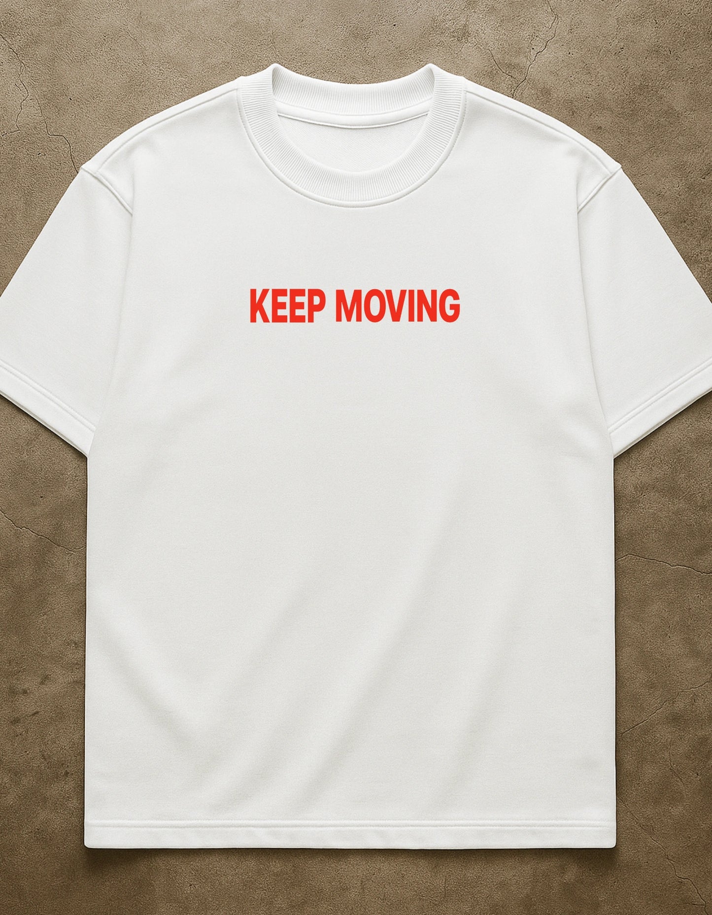 KEEP MOVING OVERSIZED TSHIRT
