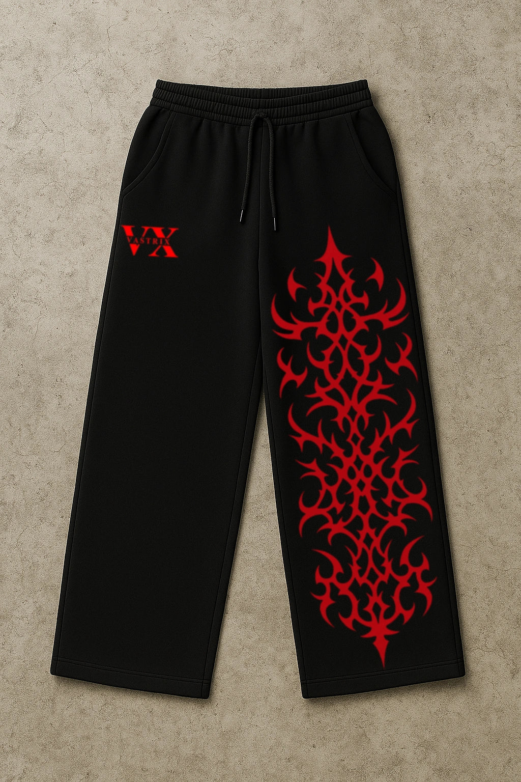 EMBER BLACK BAGGY PANTS