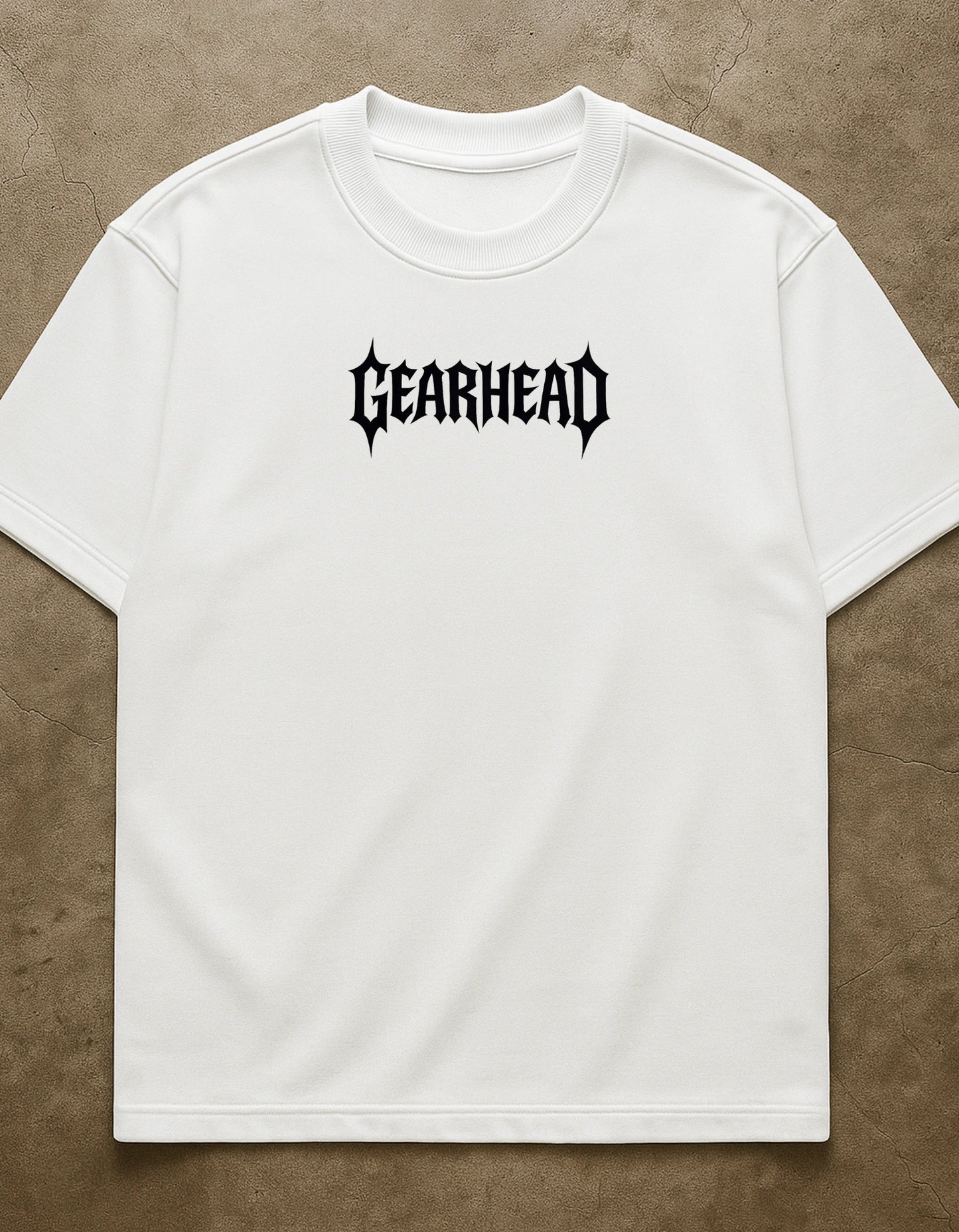 GEARHEAD OVERSIZED TSHIRT - WHITE