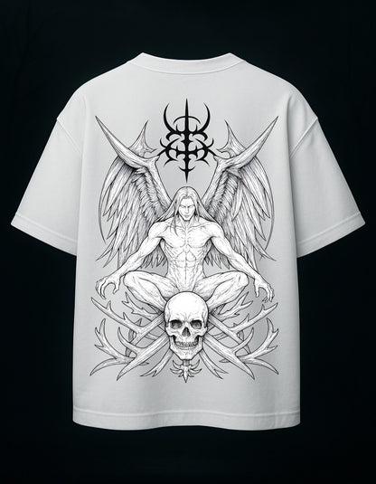 FALLEN CROWN WHITE OVERSIZED TSHIRT