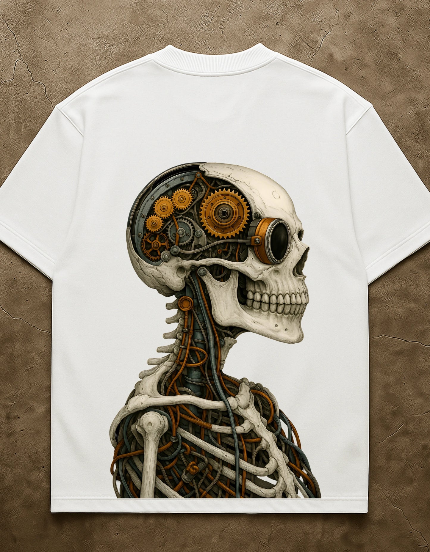 GEARHEAD OVERSIZED TSHIRT - WHITE