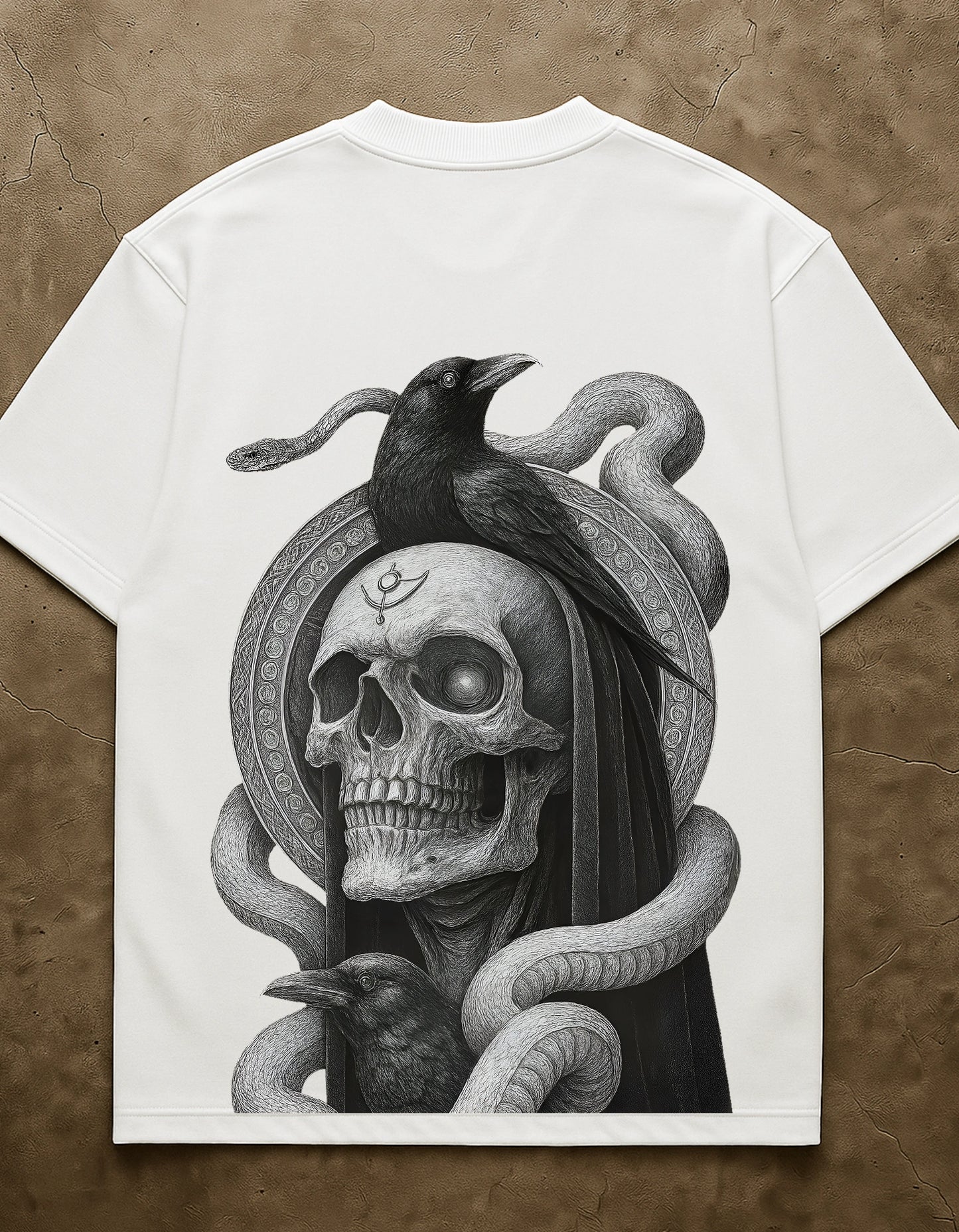 DEATHSEER OVERSIZED TSHIRT - WHITE