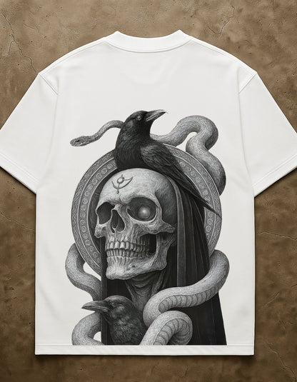 DEATHSEER OVERSIZED TSHIRT - WHITE
