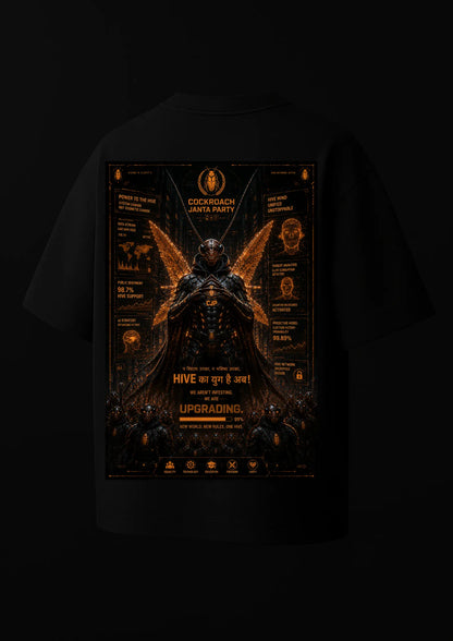 COCKROACH JANTA PARTY OVERSIZED TSHIRT