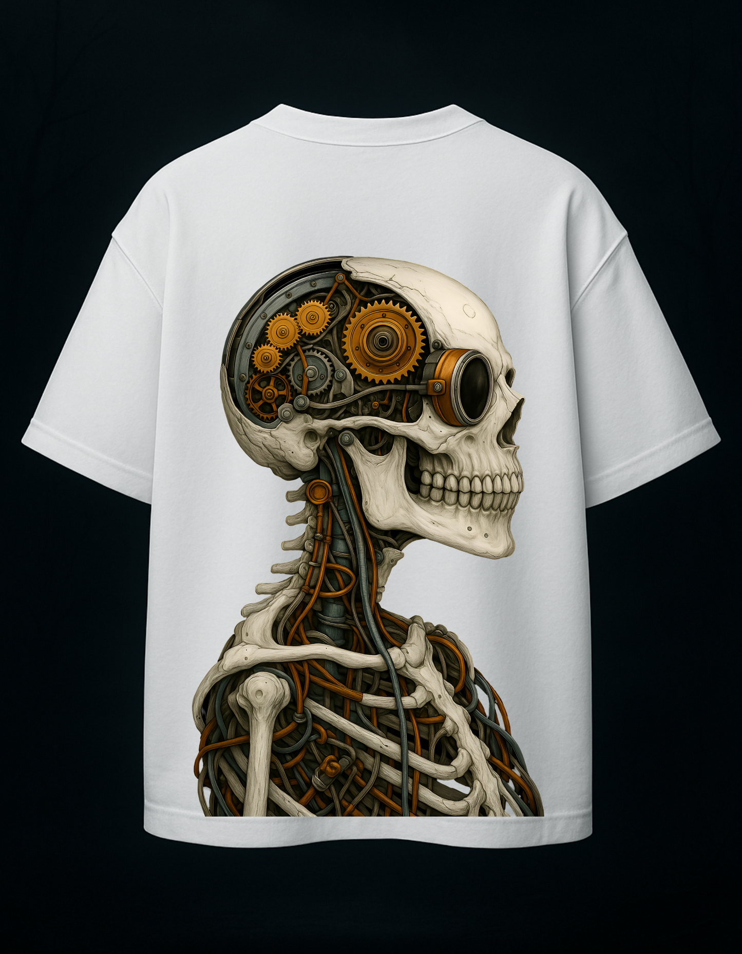 GEARHEAD OVERSIZED TSHIRT - WHITE