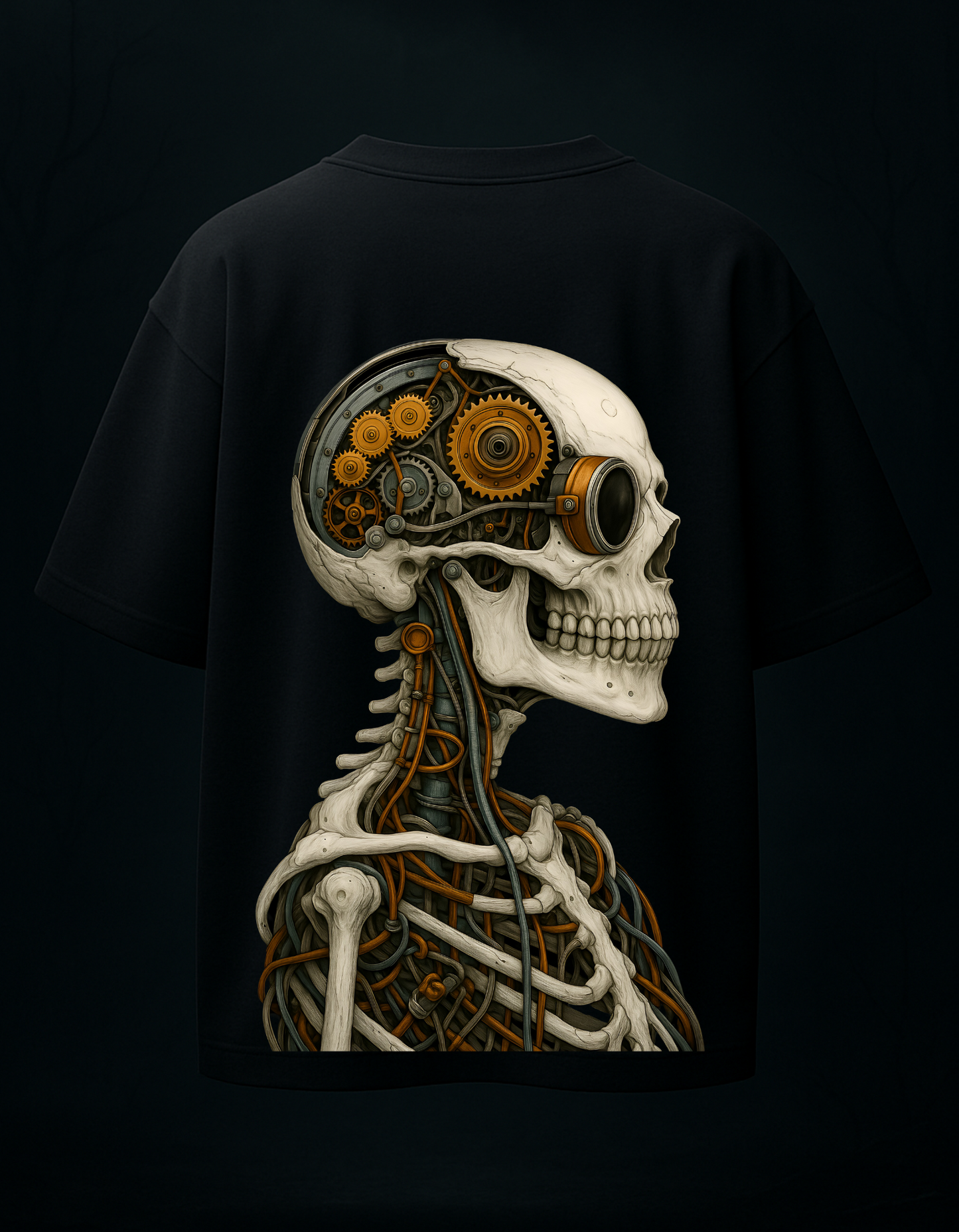 GEARHEAD OVERSIZED TSHIRT - BLACK