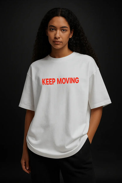 KEEP MOVING OVERSIZED TSHIRT