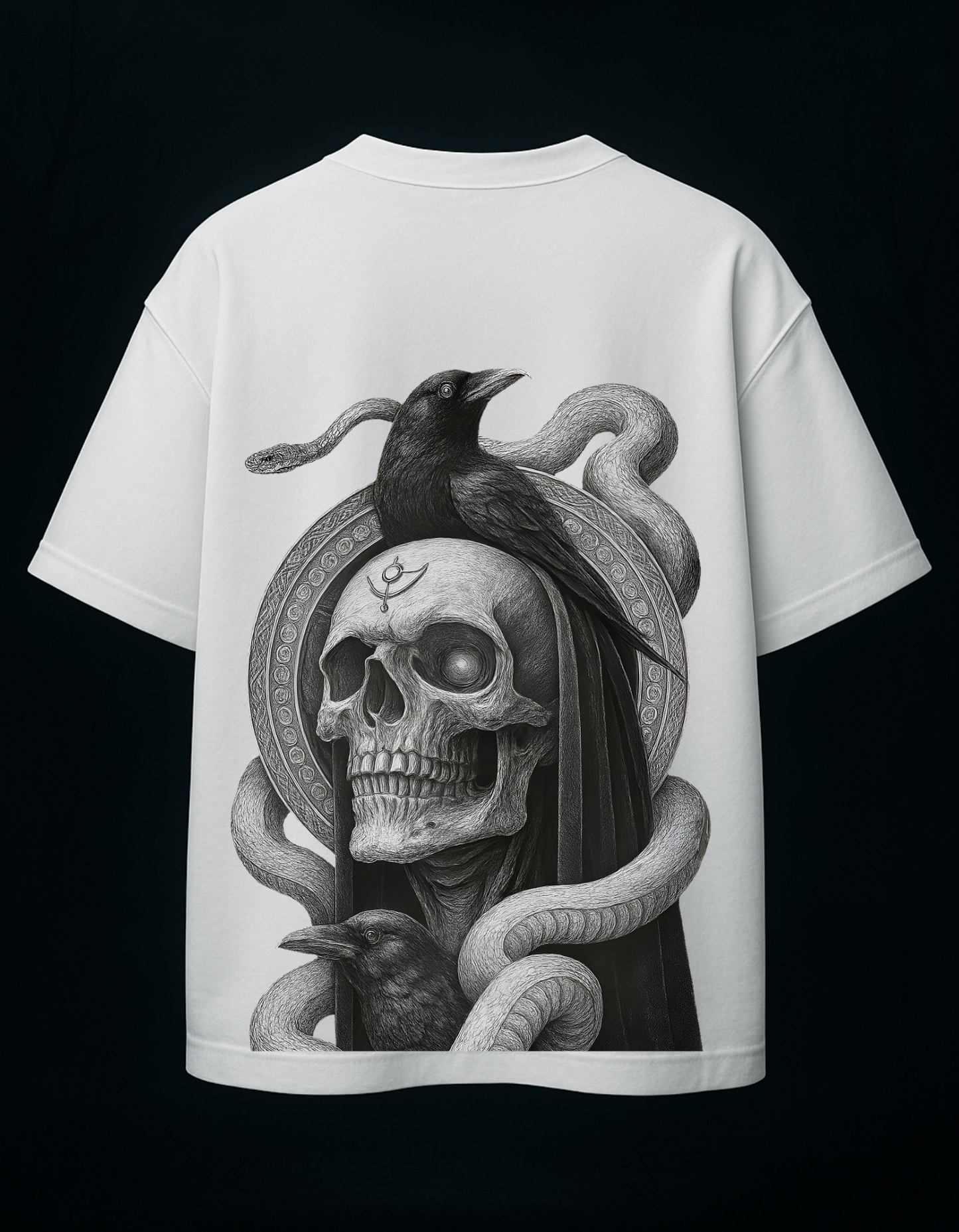 DEATHSEER OVERSIZED TSHIRT - WHITE