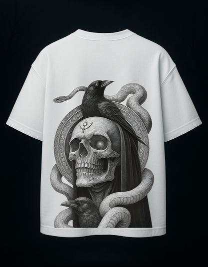 DEATHSEER OVERSIZED TSHIRT - WHITE