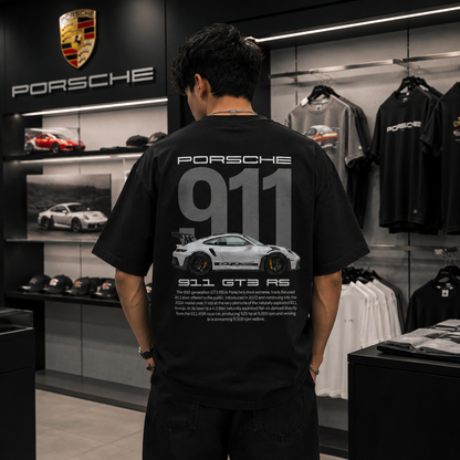 911 GT3 RS – Apex Heritage Oversized Tee - 240 GSM
