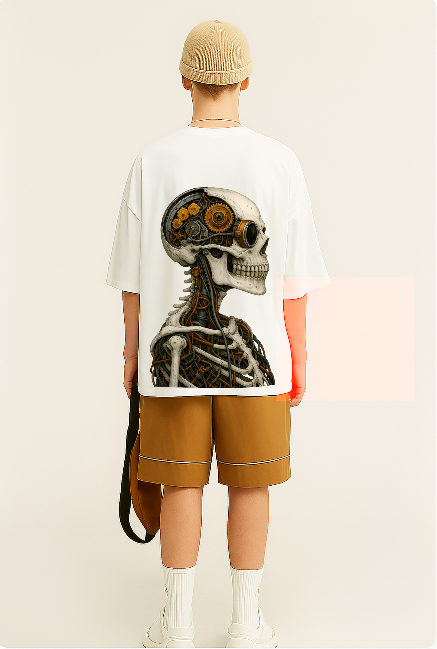 GEARHEAD OVERSIZED TSHIRT - WHITE