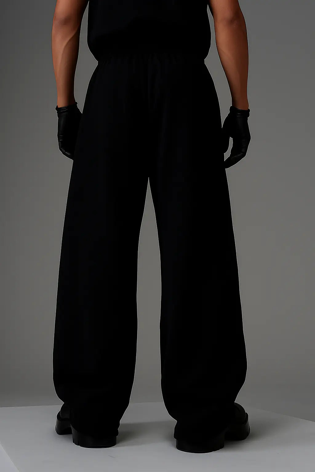 MONEY BLACK BAGGY PANTS