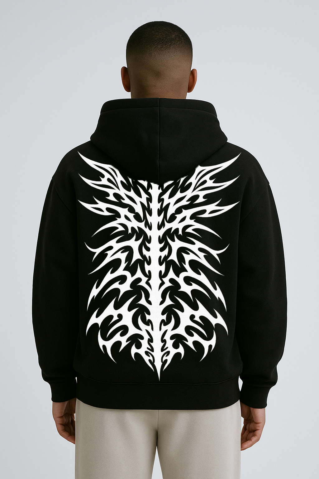 SPIRE - BLACK HOODIE