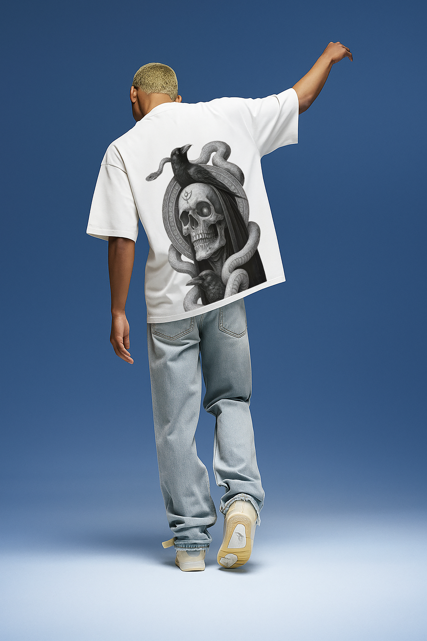 DEATHSEER OVERSIZED TSHIRT - WHITE